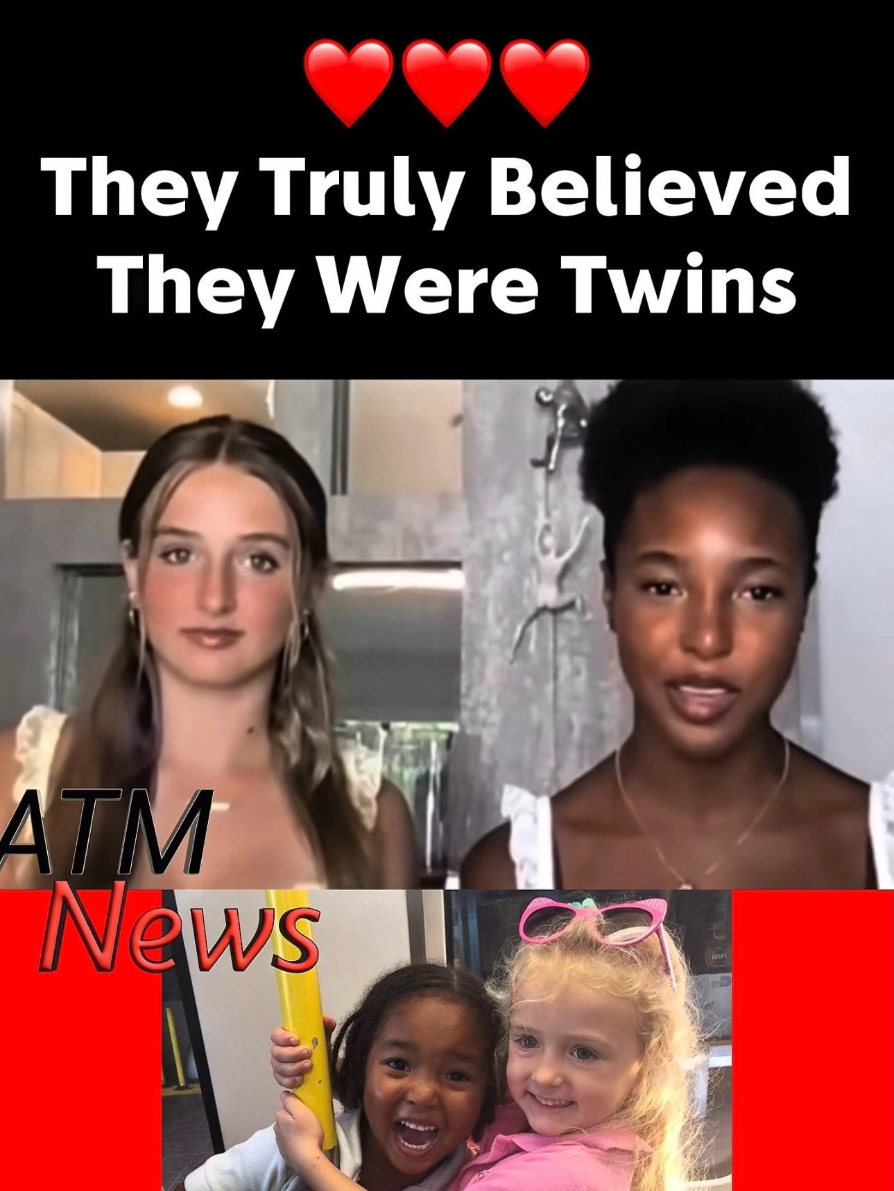 CBS recently interviewed two #Miami girls, Jia Sarnicola and Zuri Copeland, who were first interviewed in 2017, when they were 4 years old and convinced they were real #twins, with matching outfits! 9 years later, they recently celebrated their 13th birthday. Although they now know they are not real twins, they are still as tied as ever. Isn't that beautiful? 😌🥰