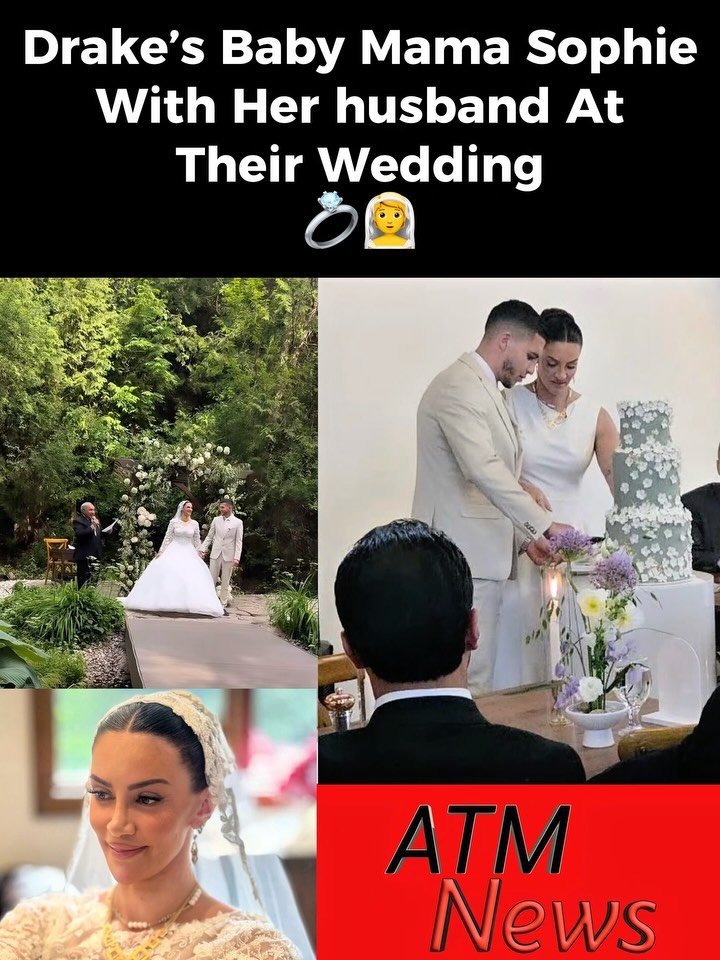 Drizzy’s baby mama, #SophieBrussaux, and her #husband, Efe Caliskan, shared images from their beautiful wedding 💒