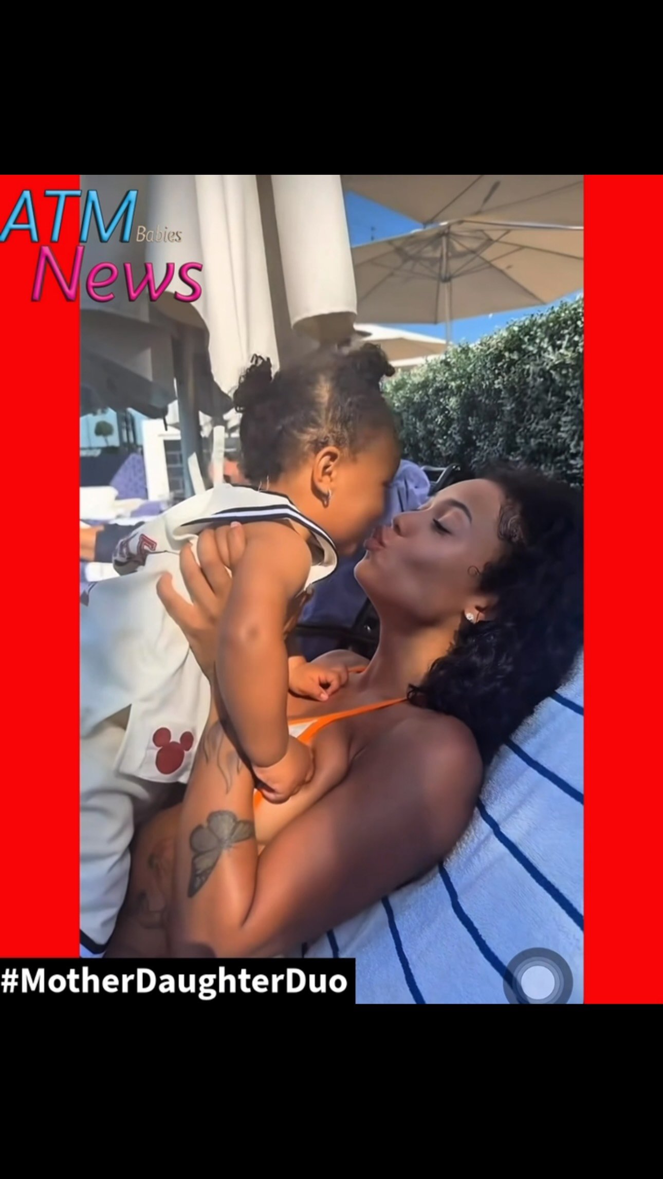 #CoiLeray and her #baby gyal Miyoco are soooo #cuuute! 💕