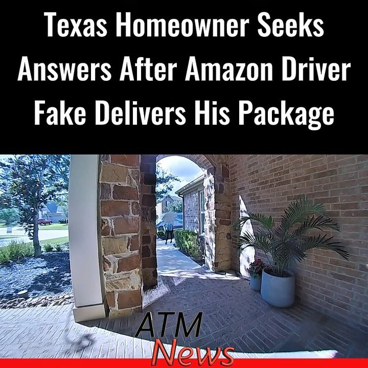 Oh oh! A #Texas homeowner shared a video of an #Amazon delivery driver dropping off a #package on his porch on Wednesday, taking a photo, then taking the package right back. He said the item wasn't expensive, but he wants the driver held accountable so it doesn't happen again.