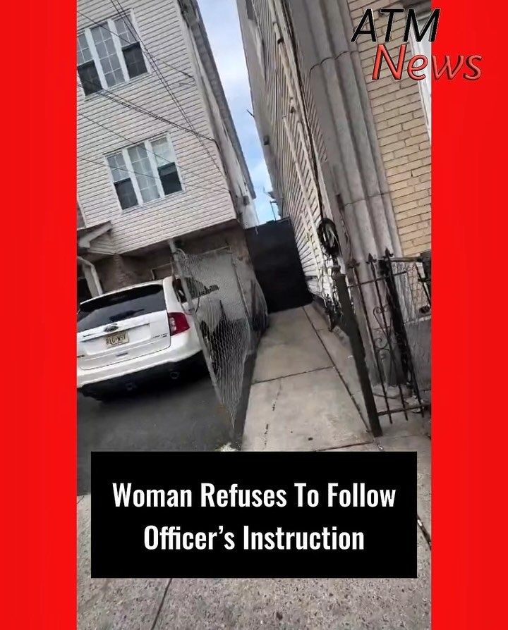 Oops! A #woman refused to leave a #crime scene, even after the officer asked her multiple times.
