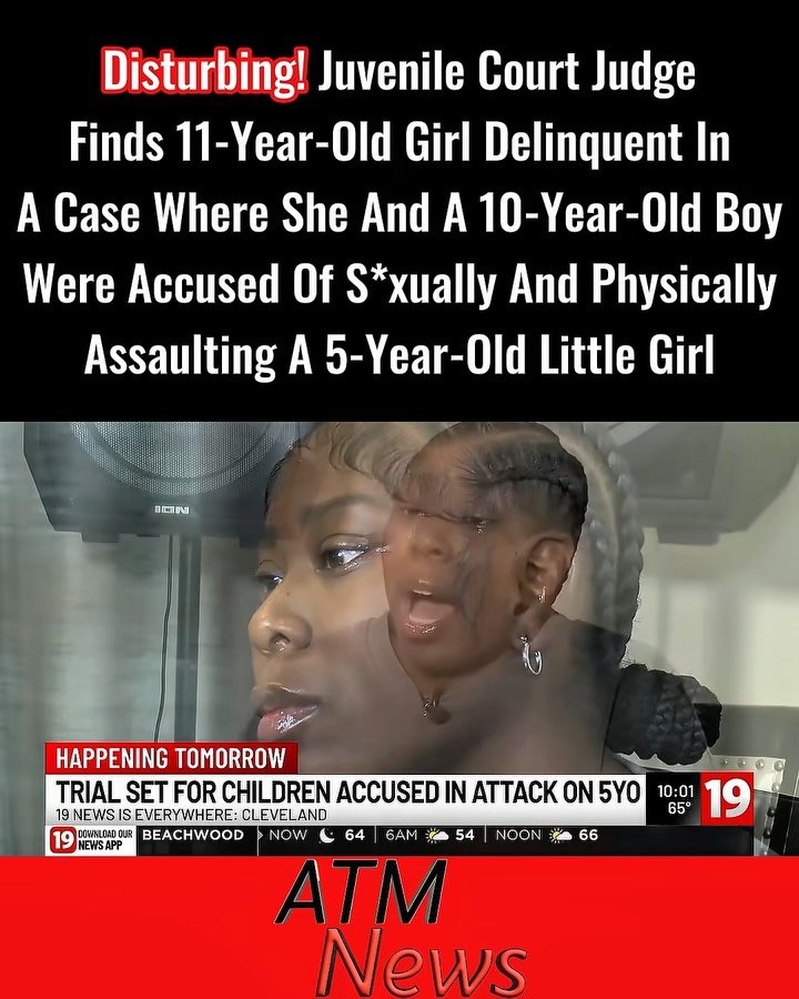 A now-11-year-old girl identified in court as MH was found delinquent on nine charges Friday, October 2, in connection with the attack on a 5-year-old girl in Cleveland, Ohio.—The attack happened on September 13, 2025, in a field near East 148th Street. According to court testimony, the child suffered serious injuries and was found by a relative searching for her.—A 10-year-old boy identified as MB accepted a plea deal and agreed to testify against MH. He said MH led him and other children to the field and directed the attack. MH’s defense challenged inconsistencies in the children’s accounts and argued that they had an incentive to lie. —The 5-year-old victim’s mother testified that her daughter spent weeks in the hospital and experienced severe emotional and behavioral changes afterward.—MH will remain in juvenile detention and undergo an offender evaluation before her disposition hearing. MB’s disposition hearing is scheduled for November 20. He could face probation or placement in a residential treatment facility.—***Due to the graphic nature of the facts, we had to remove a lot of details from the caption***