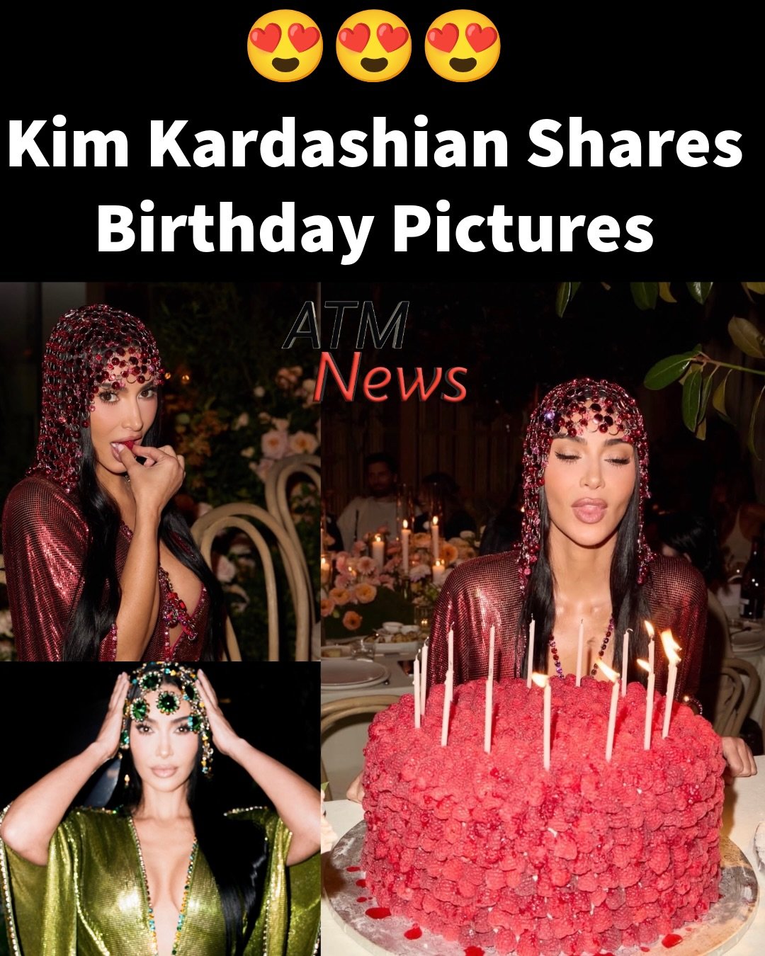 Kim looked so great for her 46th birthday, which she celebrated with family and friends 😍😍🎉.