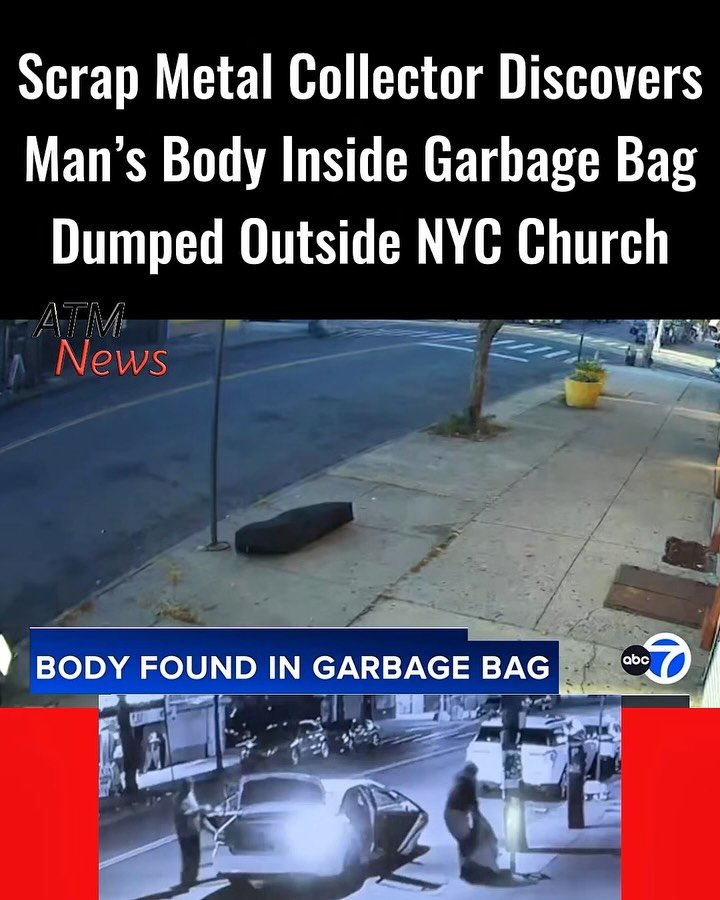 A man collecting scrap metal in Brooklyn discovered a body inside a garbage bag Friday morning, October 30, after moving the bag from outside a church in Canarsie. Surveillance footage showed someone leaving the bag there overnight, and the collector later hauled it away with a hand truck. —The collector opened the bag near East 93rd Street and Avenue L and alerted sanitation workers, who called 911. The victim was pronounced dead at the scene. His identity has not been released, and the medical examiner will determine how he died. No arrests have been announced.—🎥 ABC7NY